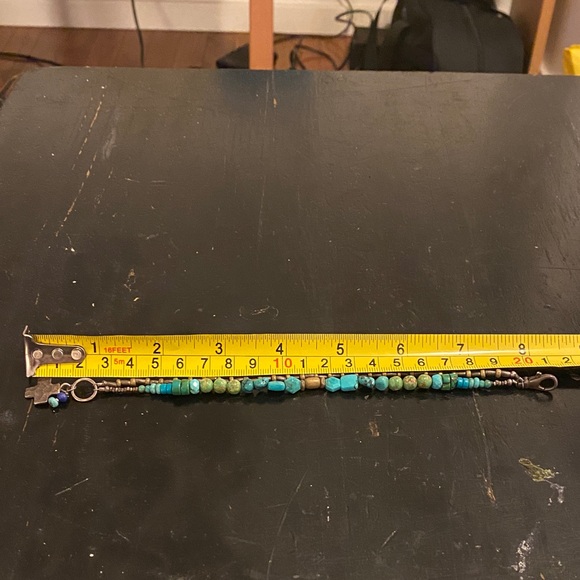 Sundance Turquoise, Copper and Sterling Bracelet - Picture 4 of 7